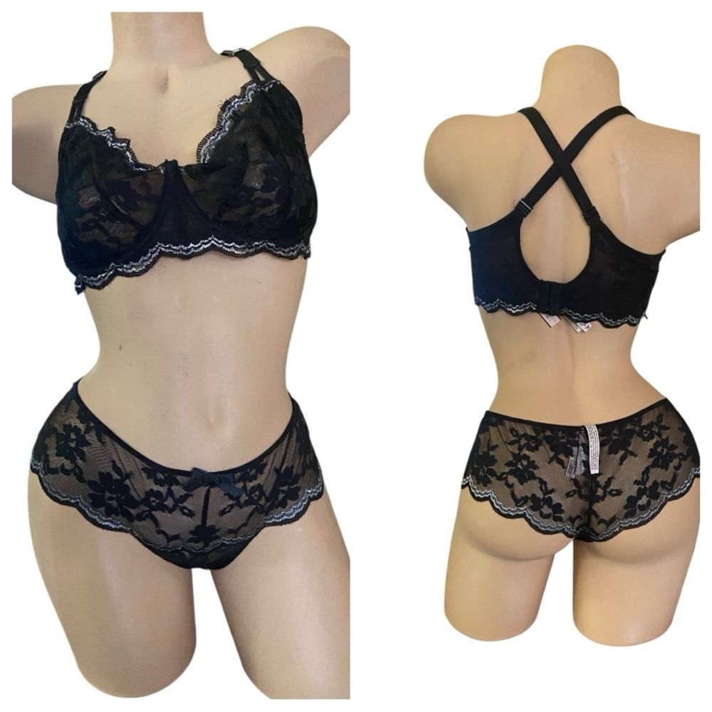 Victoria secret dream angel bra set 36DDD panty medium New with tags